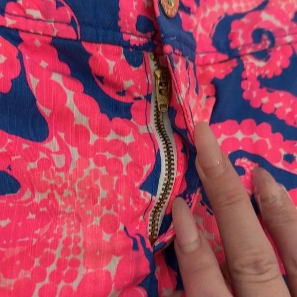LILLY PULITZER Nicki Skort Ikat Blue Ocean Small NEW Sz 2 RARE!
